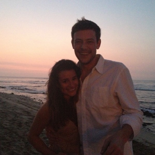  Cory Monteith a jeho priateľka Lea Michele